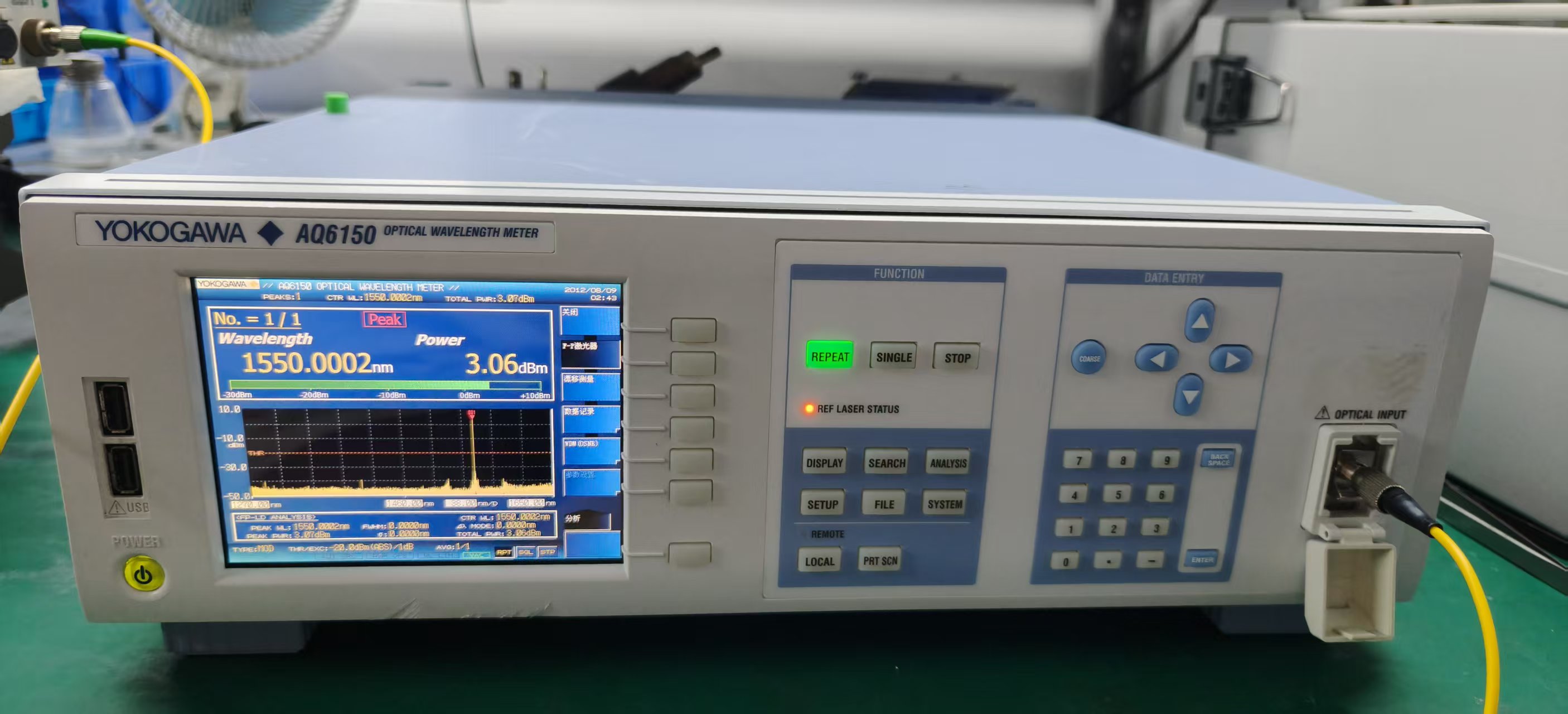 AQ6150 橫河 Yokogawa 波長(zhǎng)計(jì) 激光管壞 維修案例