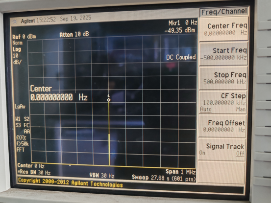 頻譜儀關(guān)于零頻信號(hào)的解析說(shuō)明